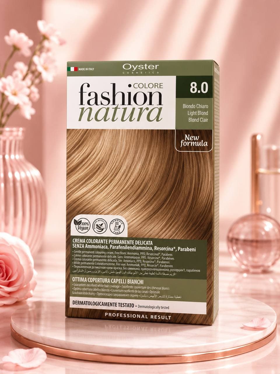 Fashion Natural Hair Color No. 8.0